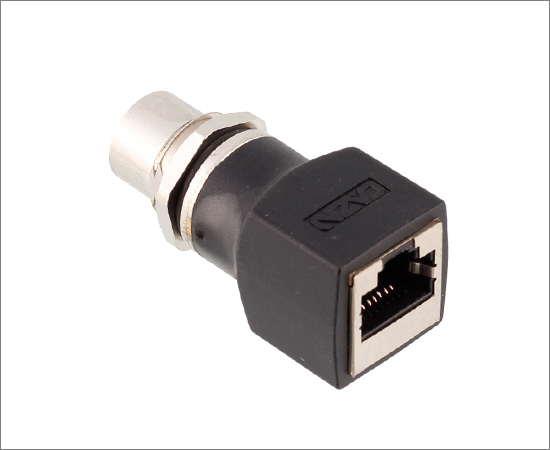 M12 Straight Female to RJ45 Adapter}