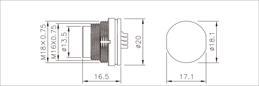 M16板后安装针型插座-焊接式-900x300-1.png