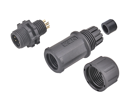 E7 Straight Male Field Installable Mating Plug(Threaded)}