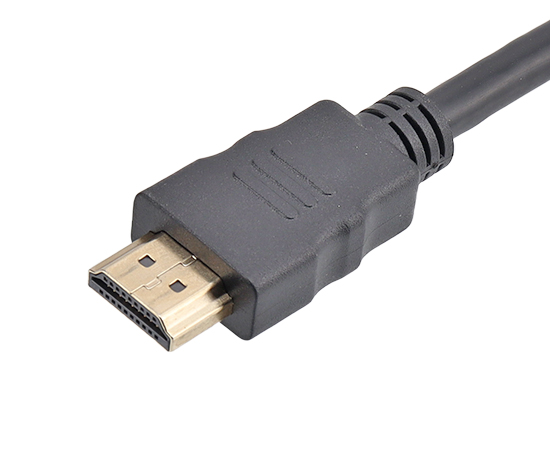 HDMI 公直头/公直式 带线插头(螺纹式)}