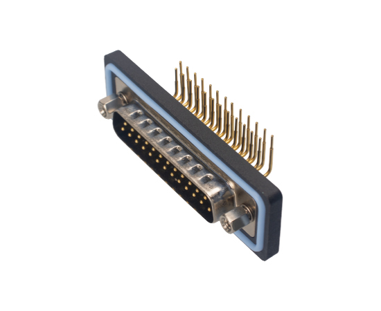 EDB3-弯式针型插座(焊板式)
