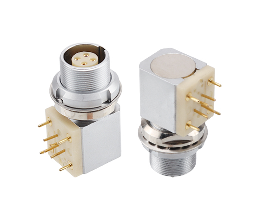 B Series - ZWG Elbow (90°) socket for printed circuit}